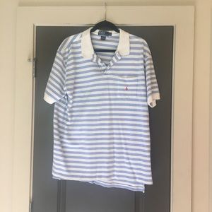 EUC Men’s Striped Polo XXL